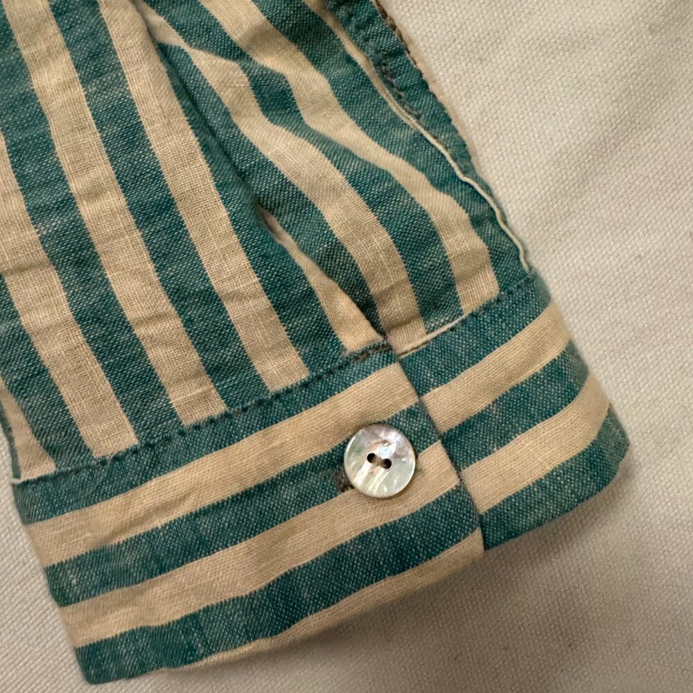 SCARTI LAB STRIPED LINEN SHIRT - Picture 4 of 8